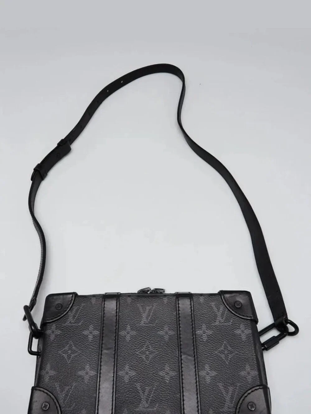 Louis Vuitton Monogram Eclipse Canvas Soft Trunk Wallet Bag